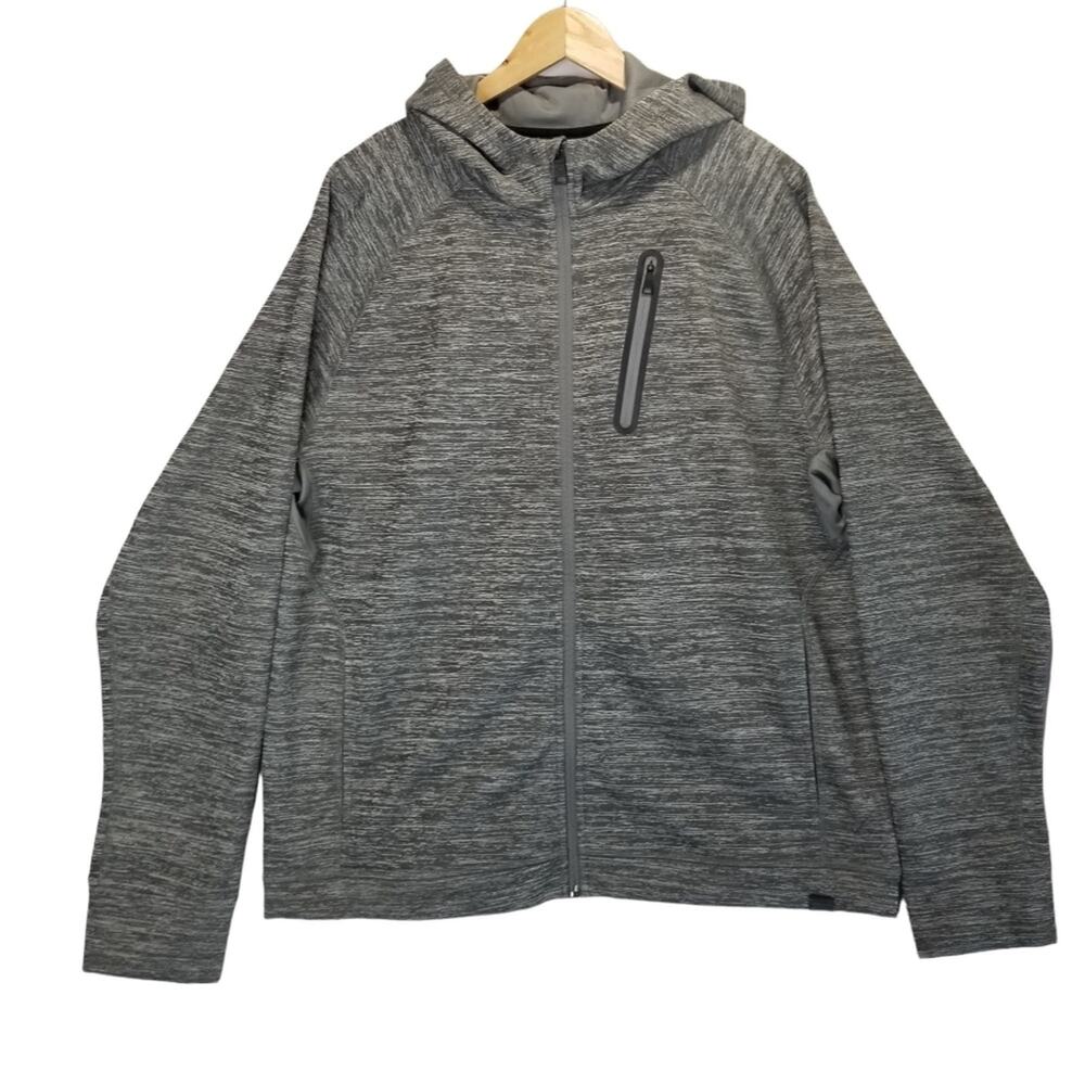 Hawke & Co Hoodie Mens XL Gray  Zip up